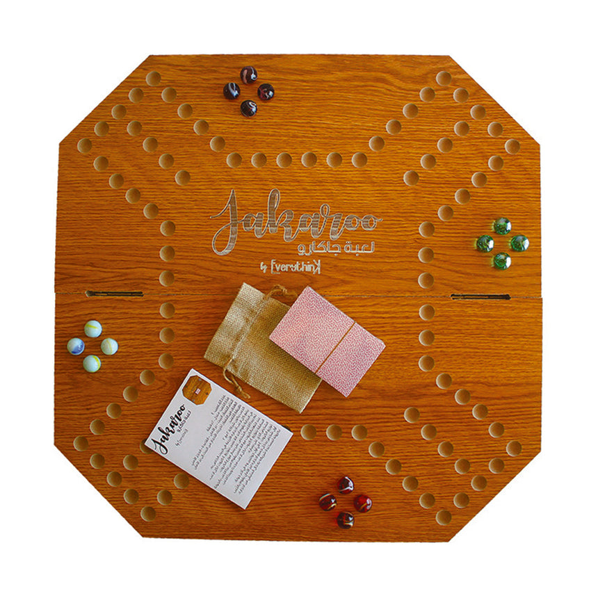 Jackaroo 4 Players Wooden Game