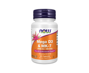 NOW Mega D3 & MK7 5000IU/180MCG