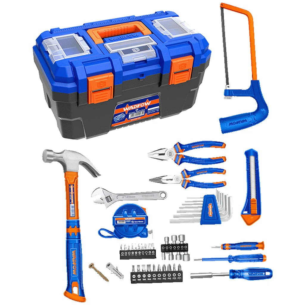 Wadfow 85 Pcs tool box with hand tools inside