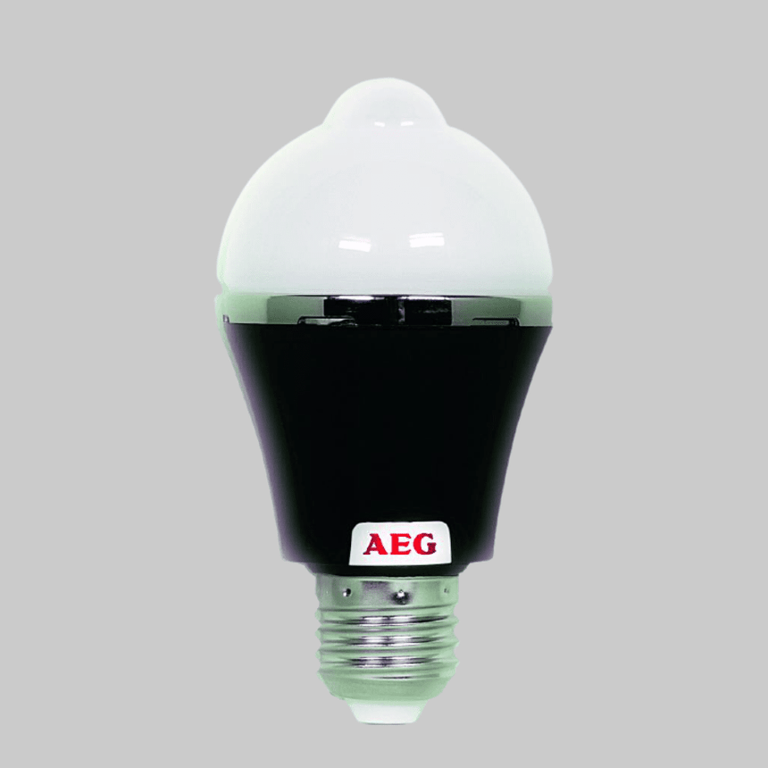 The German Outlet, AEG, LED Black Motion Sensor Bulb