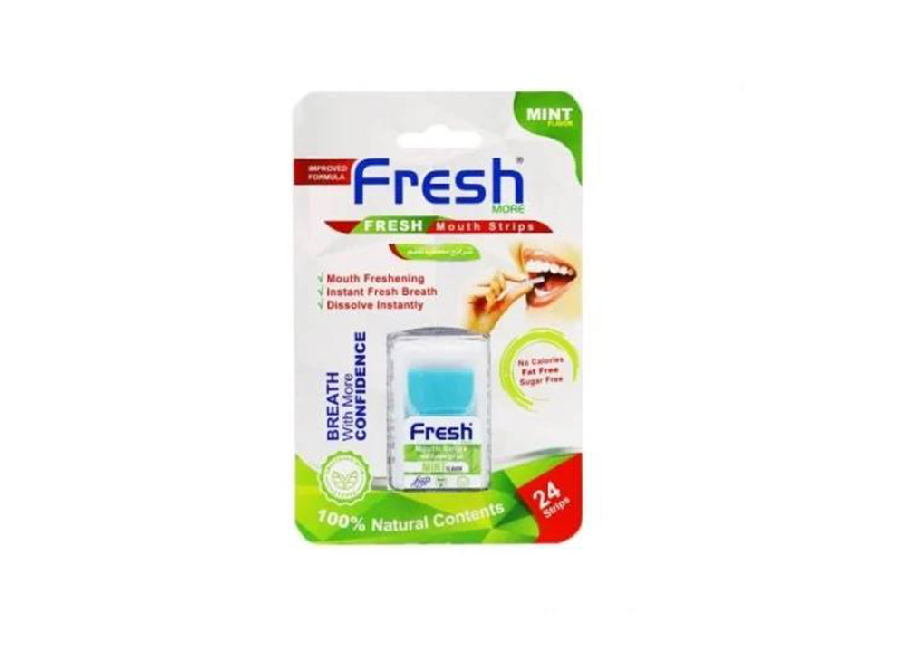 Fresh Mint Mouth Strips 24 Pieces