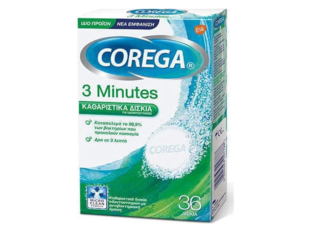 Corega Full Denture Daily Cleanser 36 Tabs
