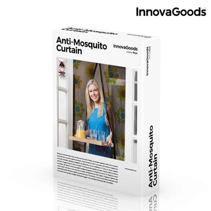 InnovaGoods Anti-Mosquito Curtain Black