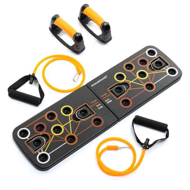 InnovaGoods Push-Up Board With Resistance Bands Pulsher