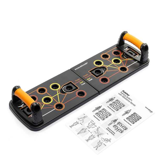 InnovaGoods Push-Up Board With Resistance Bands Pulsher