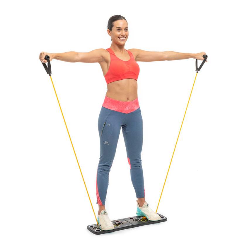 InnovaGoods Push-Up Board With Resistance Bands Pulsher