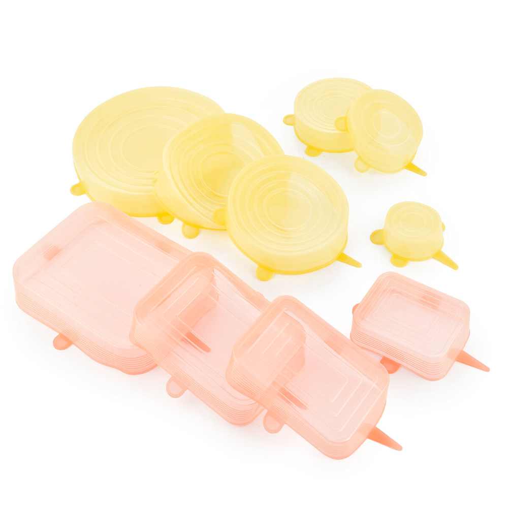 InnovaGoods Set Of 10 Reusable Kitchen Lids Lilyd