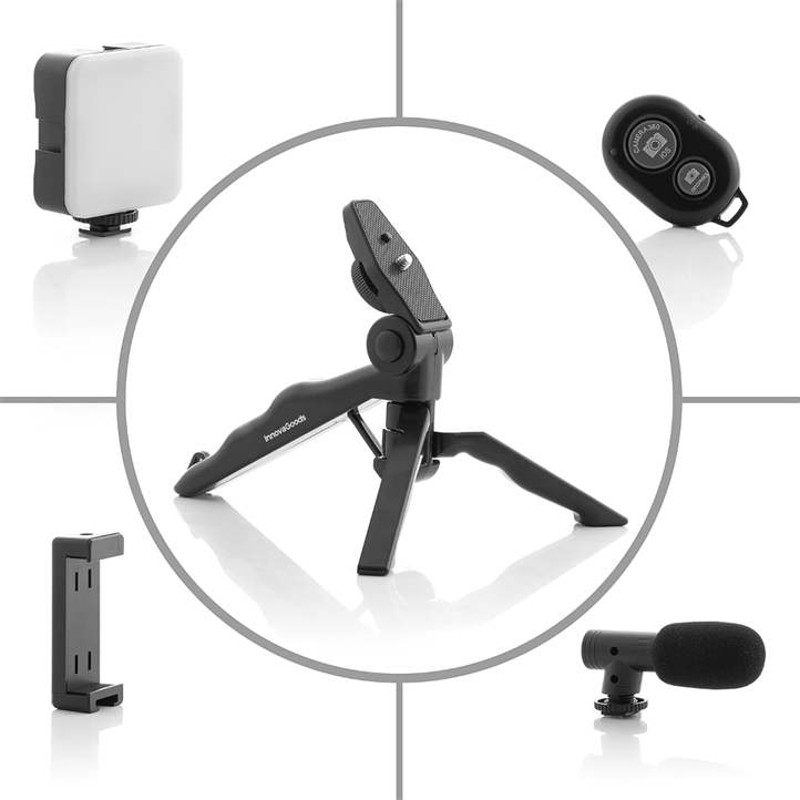 Innovagoods Vlogging Kit Plodni 6 Pieces
