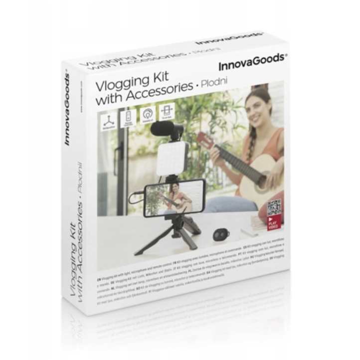 Innovagoods Vlogging Kit Plodni 6 Pieces