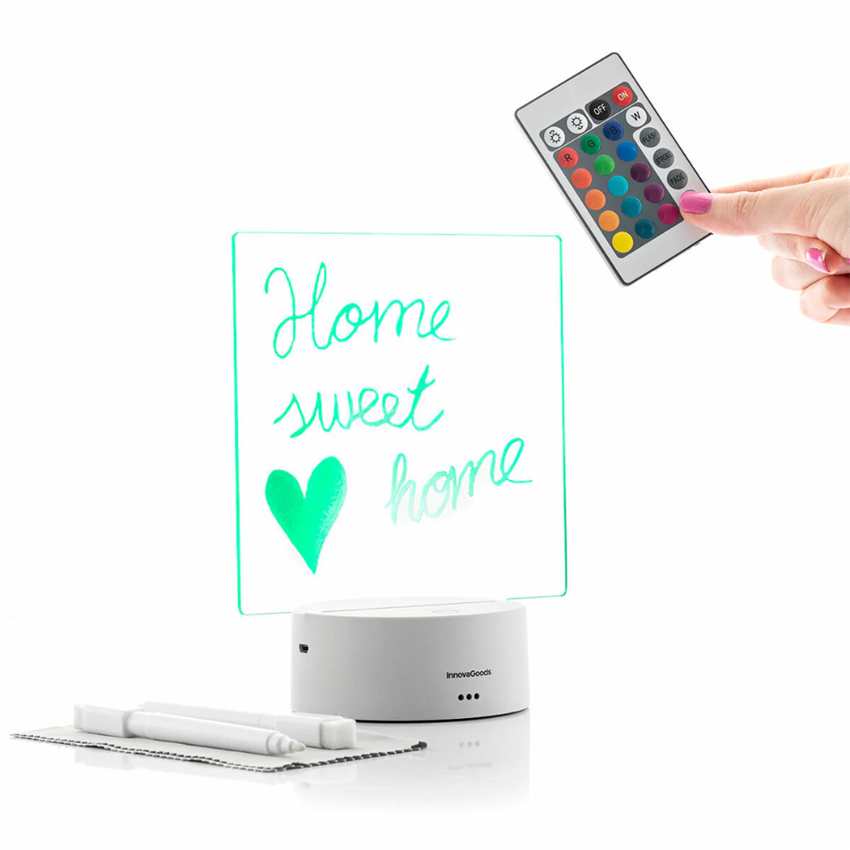 Innovagoods LED Note Message Board Lemo