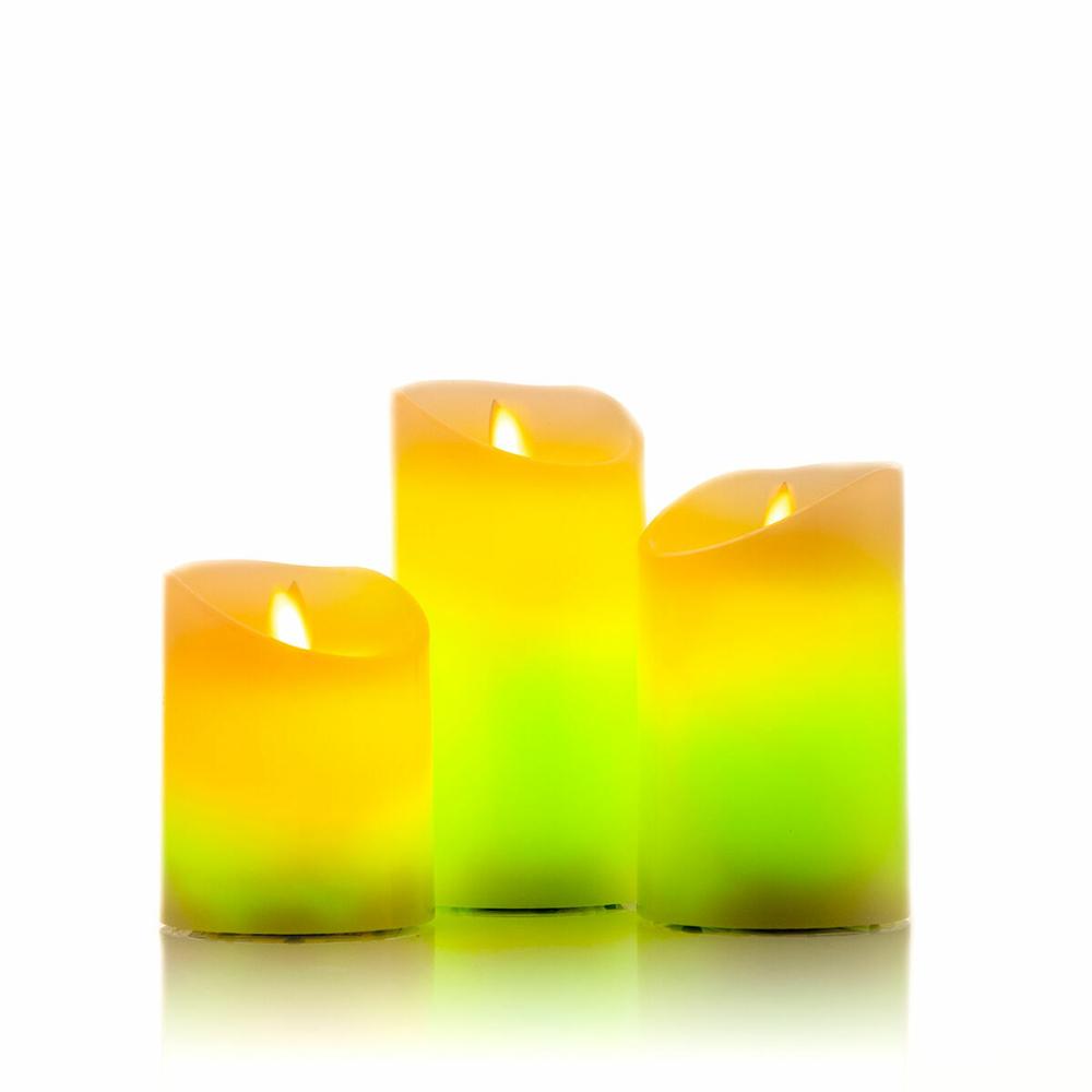InnovaGoods Flame LED Candles Remote Control 3 Units
