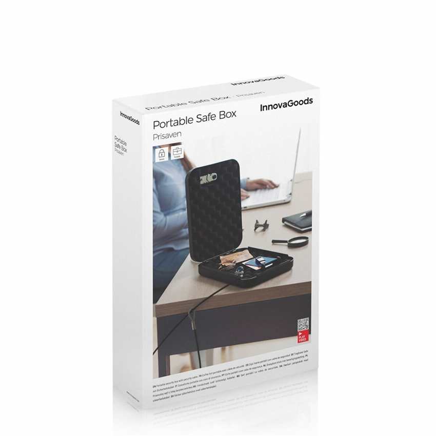 InnovaGoods Portable Safe Box Security Cable Prisaven