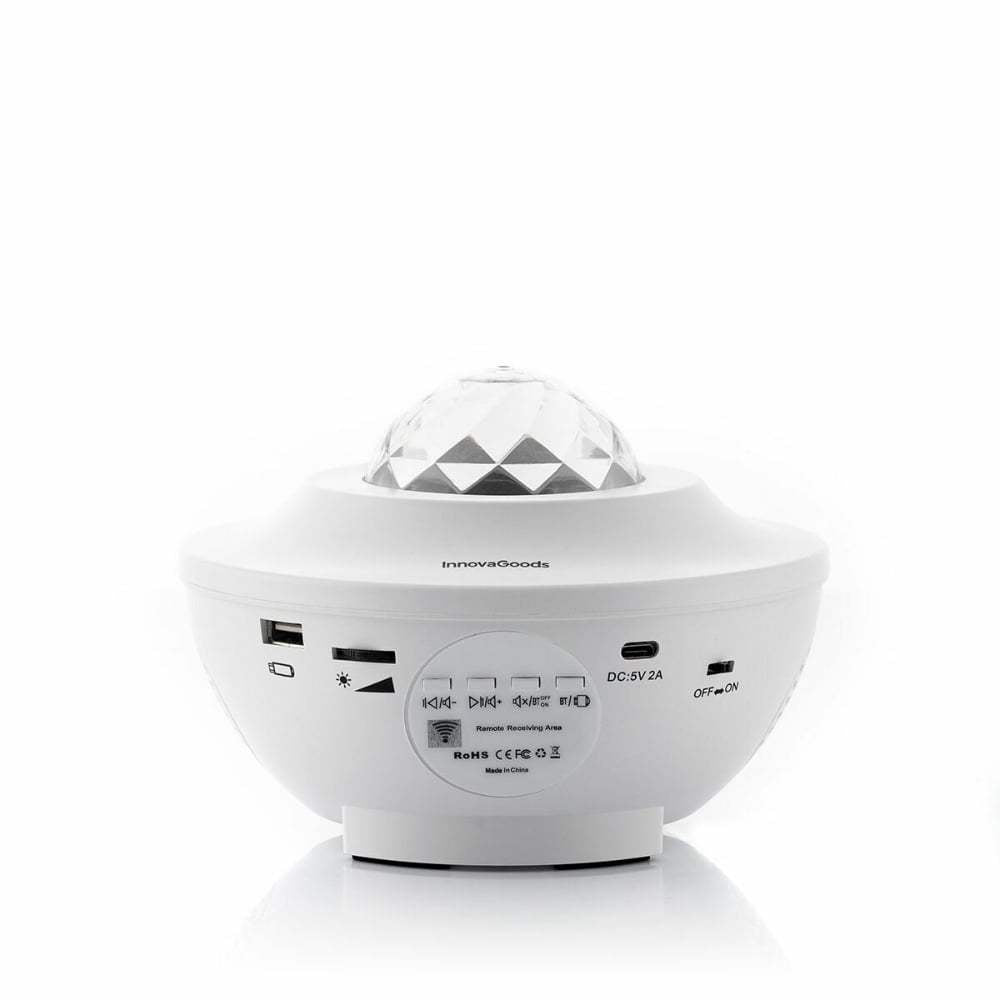 InnovaGoods LED Star Projector Laser Speaker Sedlay