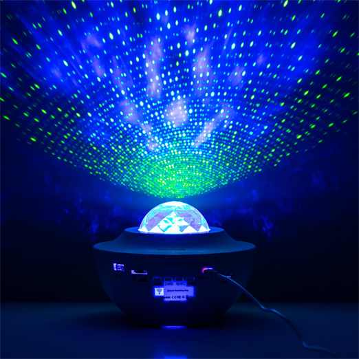 InnovaGoods LED Star Projector Laser Speaker Sedlay