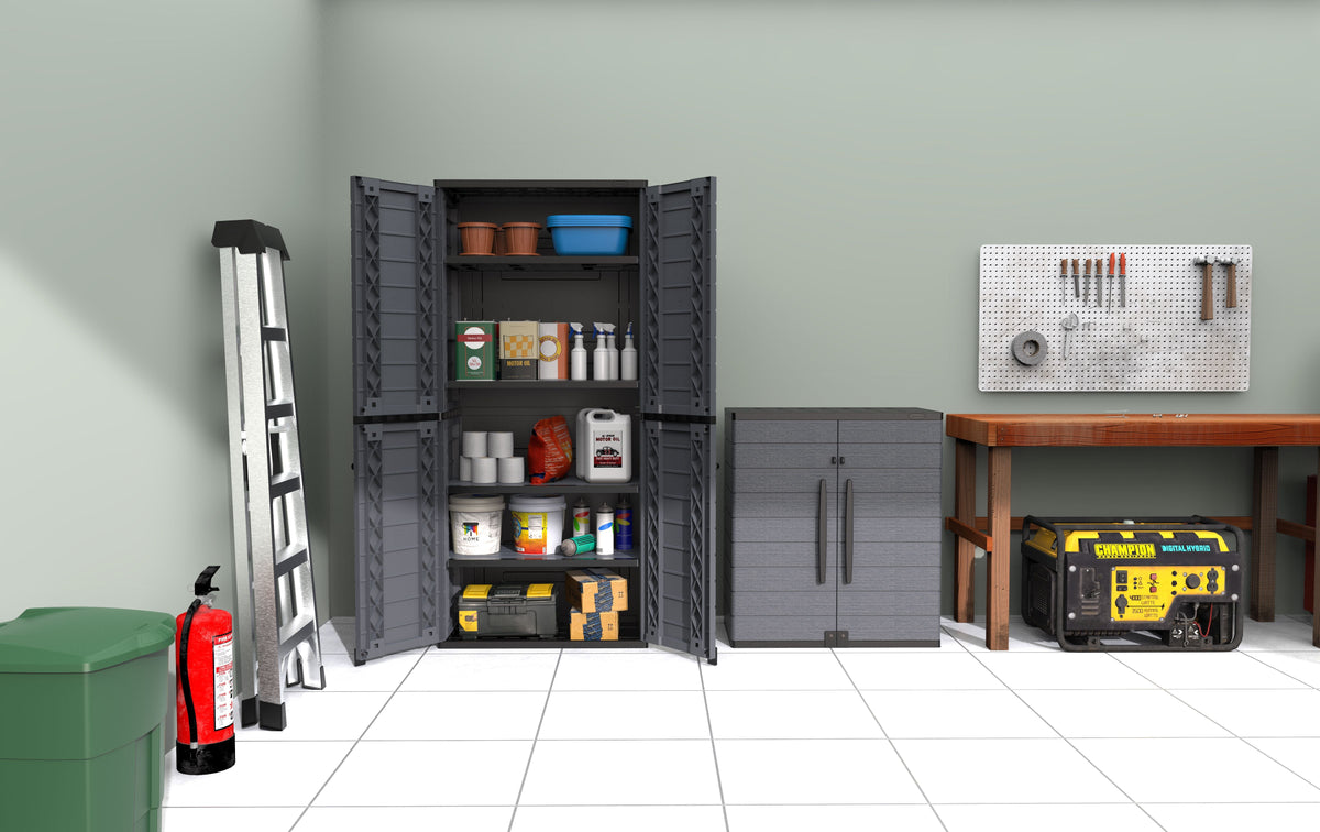 Duramax Cedargrain Plastic Vertical Storage Cabinet Grey Storage & Organization Duramax Cedargrain Plastic Vertical Storage Cabinet Grey Duramax Cedargrain Plastic Vertical Storage Cabinet Grey Duramax