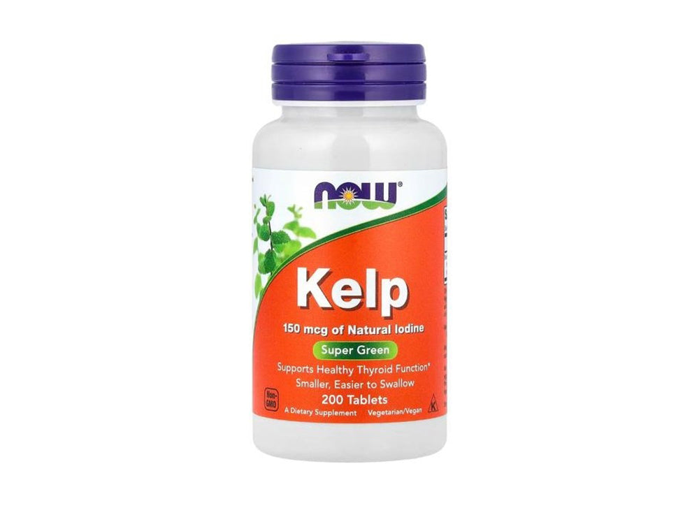 Now Kelp 150 Mcg Thyroid Health 200 Tablets