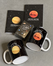 Venus & Mars Couple Set - 2 Notebooks, 2 Mugs, 1 Game