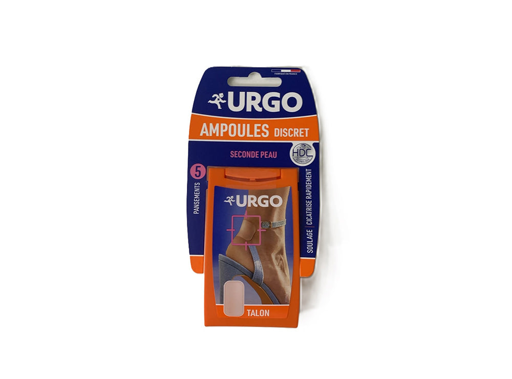 Urgo Heel Discreet Blister Plasters 5 Pieces