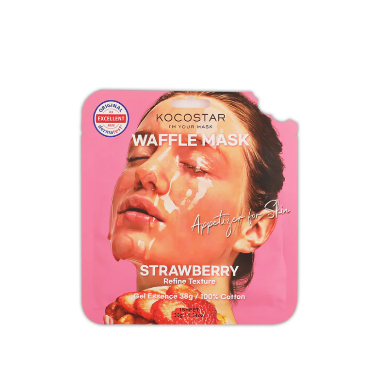 Kocostar Strawberry Waffle Face Mask