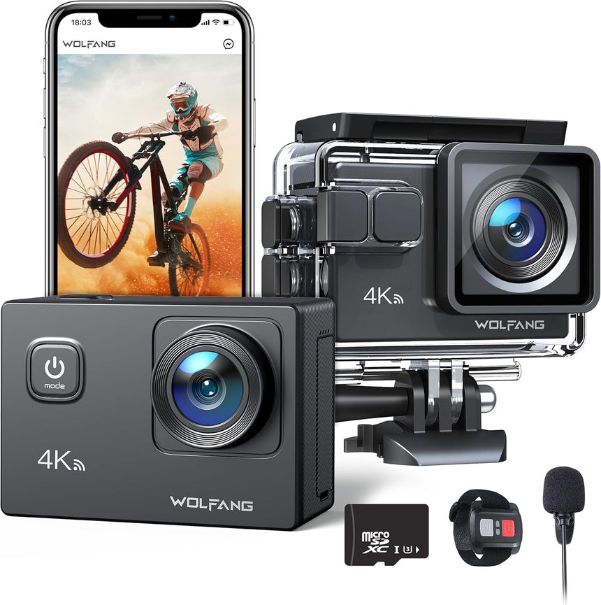 Wolfang 4K Sports Camera