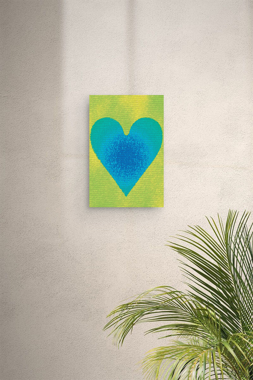 Lemonade Heart Digital Print Canvas