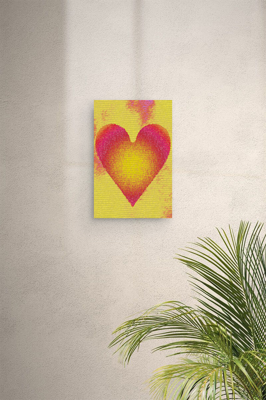 Sun Heart Digital Print Canvas