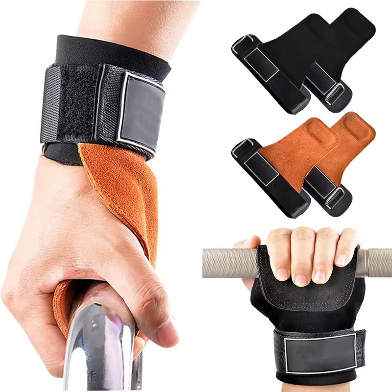 LifeTop Weightlifting Wrist Support And Palm Grip Strap