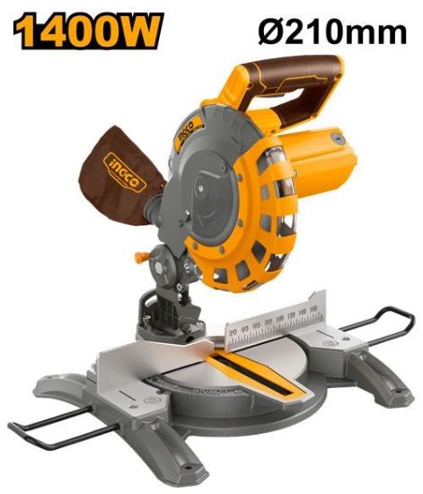 INGCO 1400W Mitre saw 210mm for cutting wood and aluminum