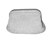Silver and Glittery Clutch Bag