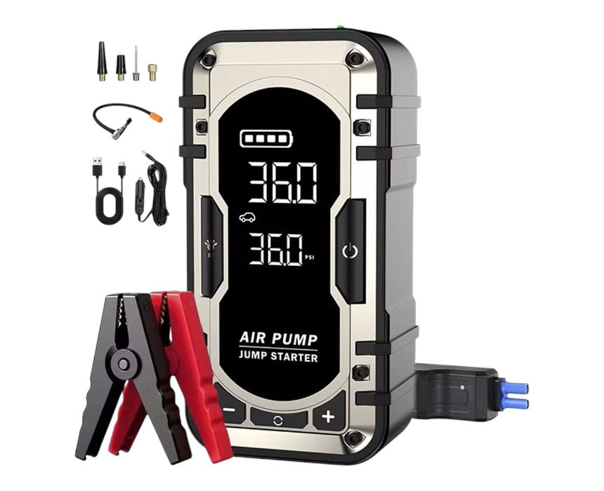 Car Jump Starter with Air Compressor