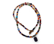 Mauve stone. N. Artisan Necklace