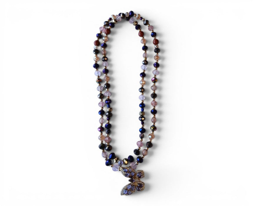 The Butterfly Handmade Crystal Necklace
