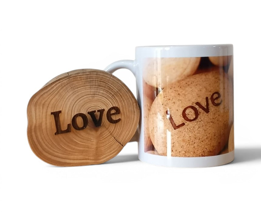 Love Mug Coaster Set