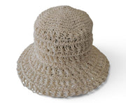 Women's Off-White Raffia Hat