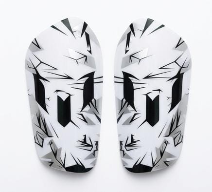 Super-Thin White Adult Shin Guards MESSI