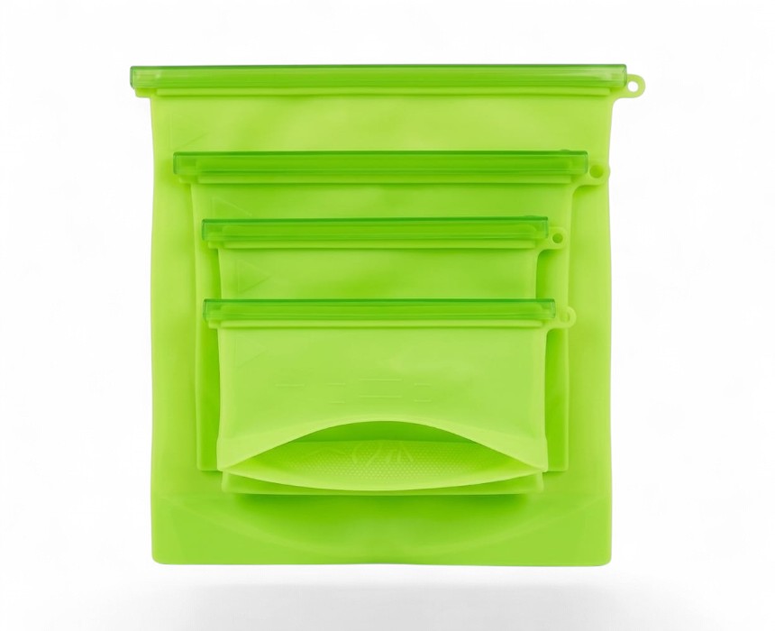 Silicone Freezer Bags Set