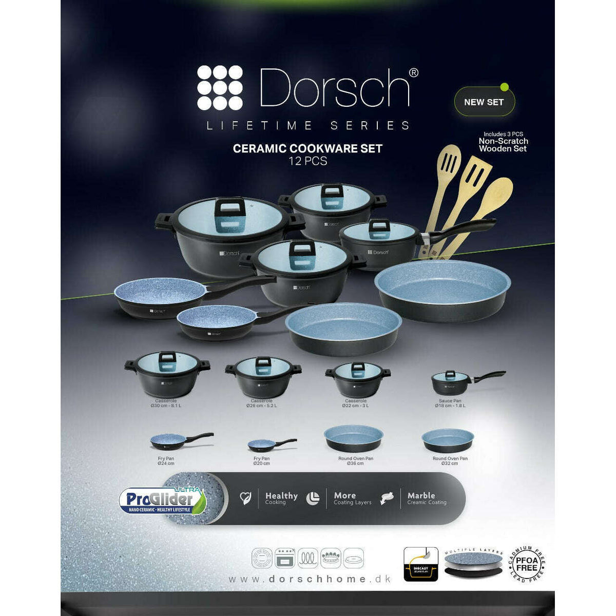 Cookware Set 12 Pcs Cooking Set Cookware Set 12 Pcs Cookware Set 12 Pcs Dorsch