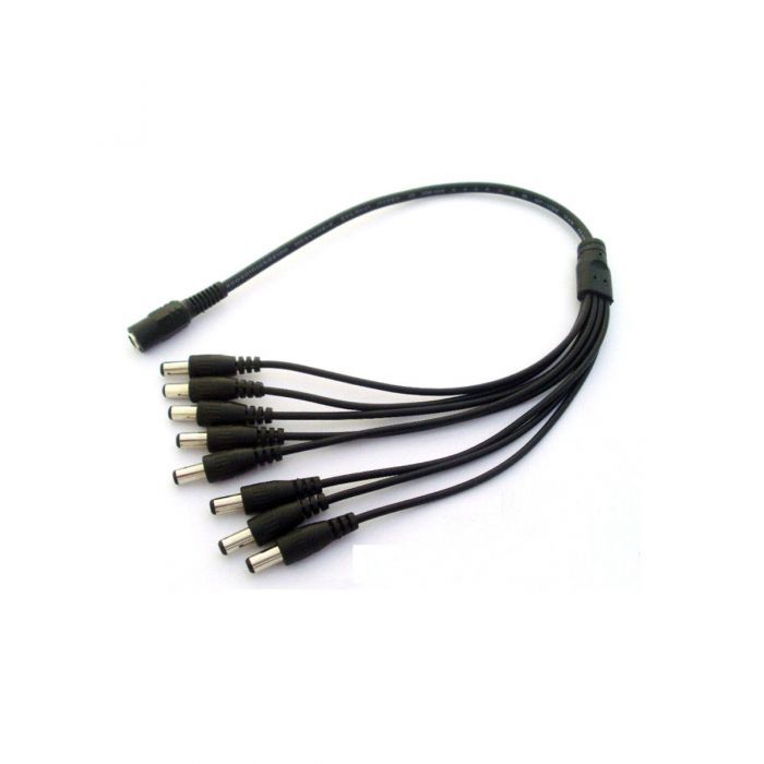 8D Cable Power Splitter Adapter