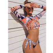 Sunset Bikini Crop Top Set
