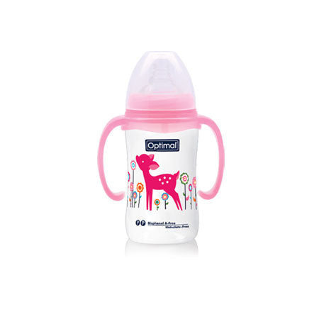 Wide Neck Feeding Bottle With Handle 240ml