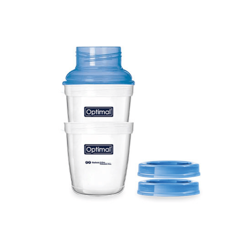 Optimal Wide Neck Food And Milk Storage Cups