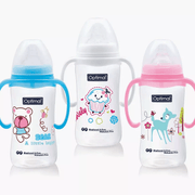 Wide Neck Feeding Bottle With Handle 300ml