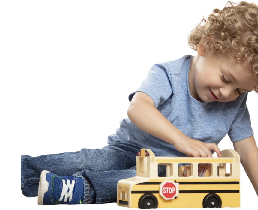 Wooden School Bus Toy