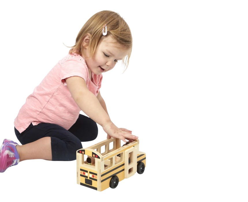 Wooden School Bus Toy