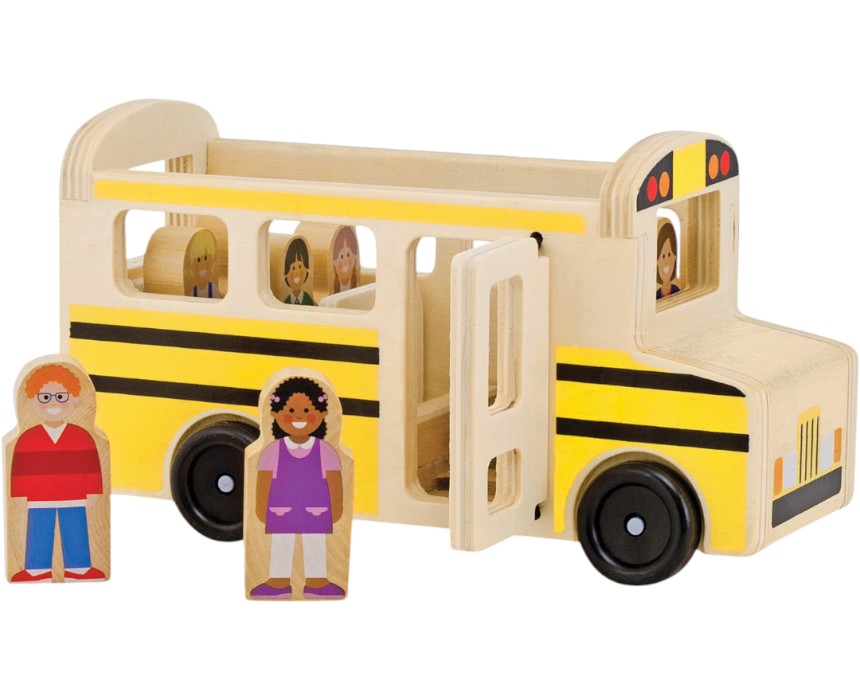 Wooden School Bus Toy