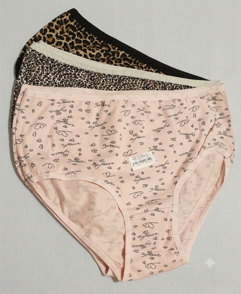 Pinky Promise Women's Printed Slip Underwear XL
