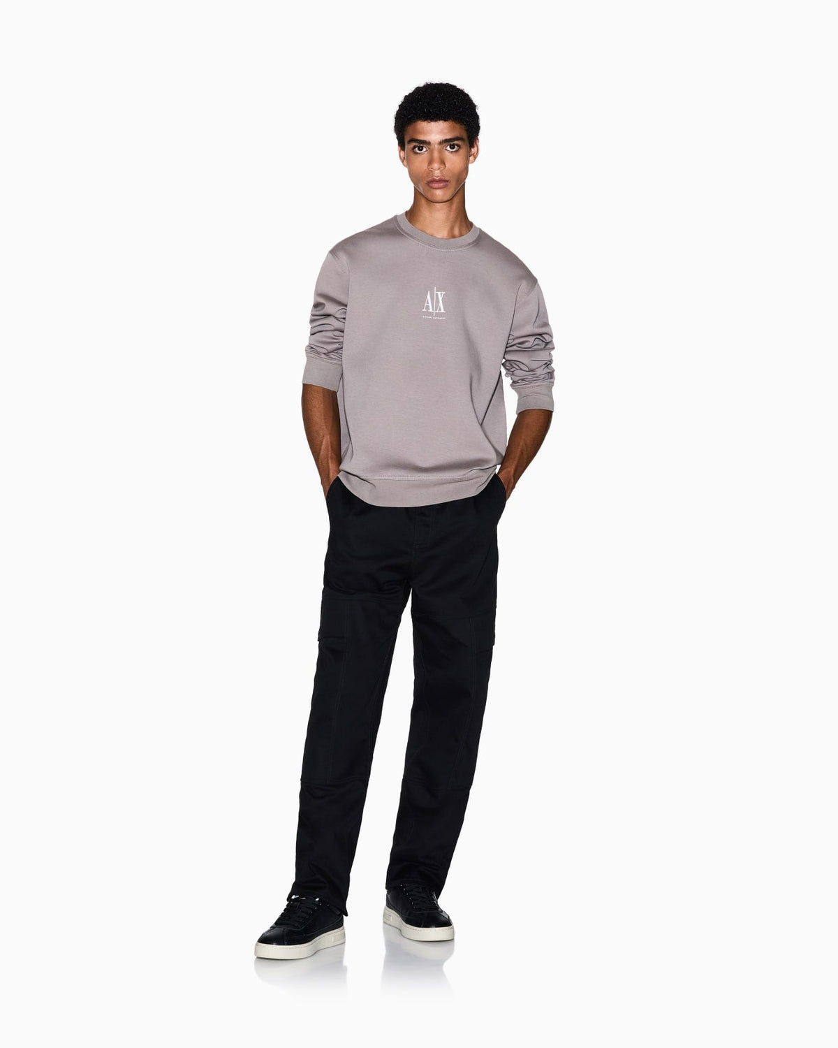 Armani Exchange - Crewneck Cotton Sweatshirt