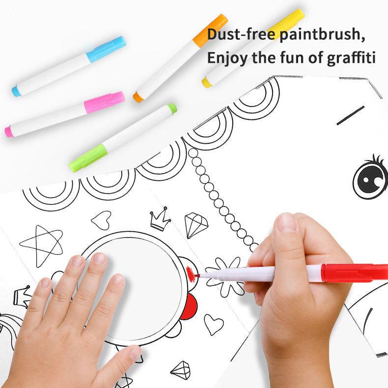 3D Wearable Cardboard Doodle Unicorn Coloring Set