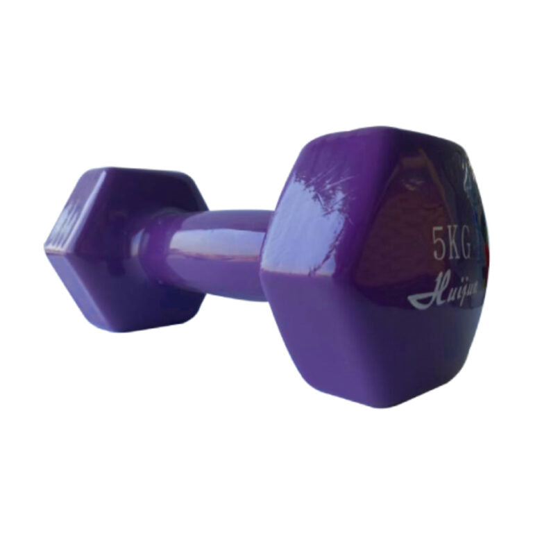 Vinyl Coated Dumbbell 5Kg Purple sport equipment Vinyl Coated Dumbbell 5Kg Purple Vinyl Coated Dumbbell 5Kg Purple Huijun