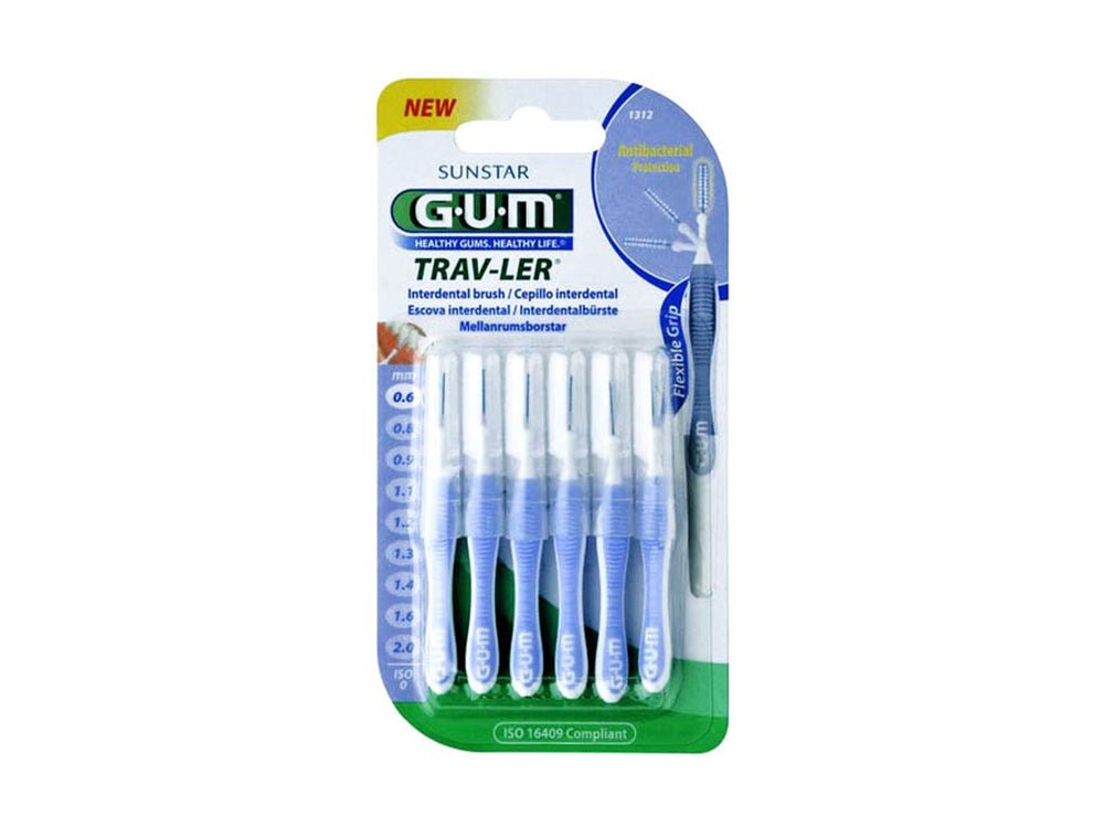 Butler Traveler Cylindrical Toothbrush 6 Pieces